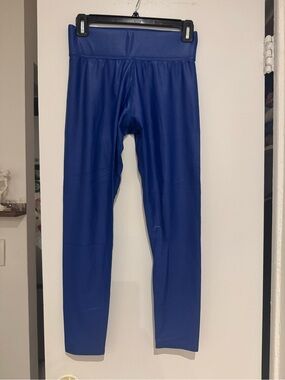 Carbon38 Blue Shine Stretch Leggings